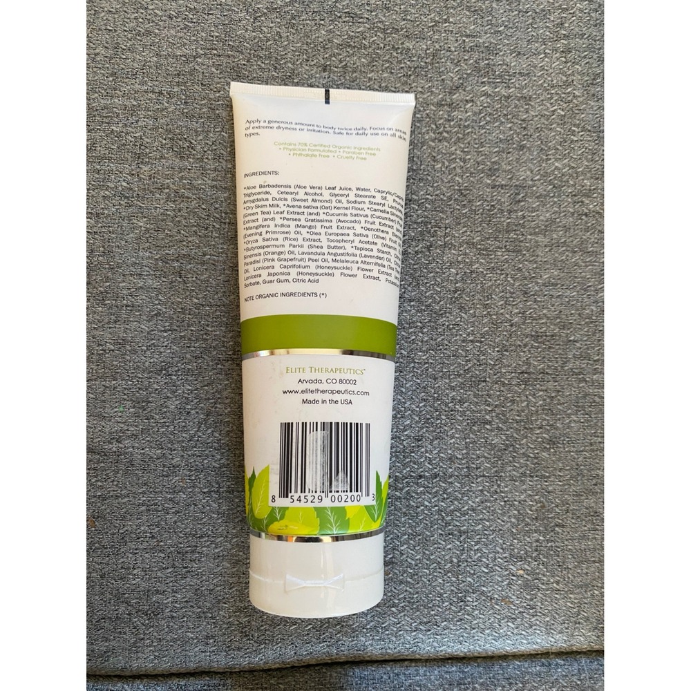 Elite Therapeutics Rosemary Eucalyptus Body Creme 8oz Natural Collection Organic - Picture 2 of 3